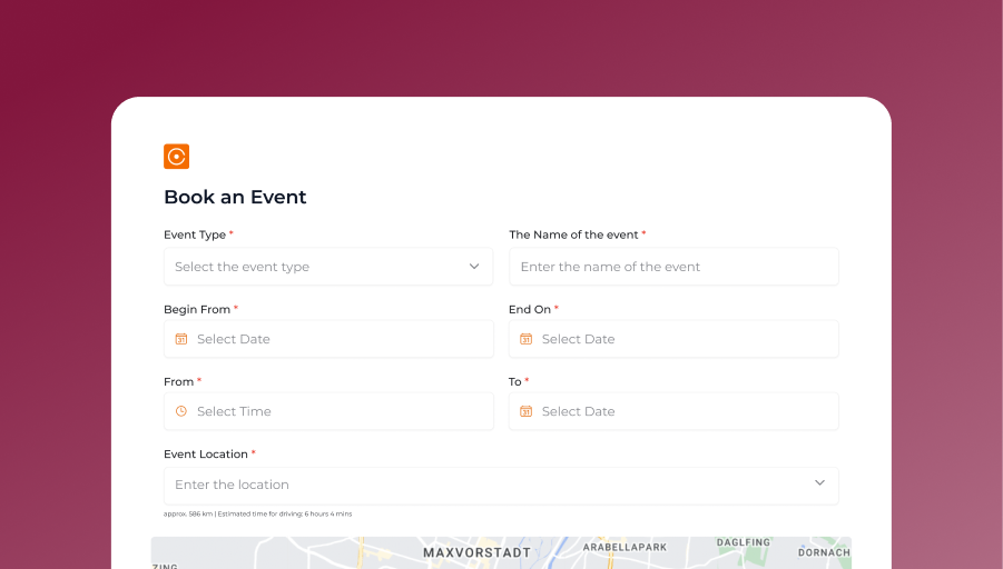 Individual booking form feature illustration